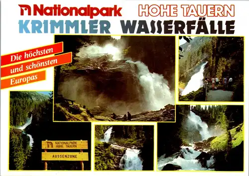 37392 - Salzburg - Hohe Tauern , Krimmler Wasserfälle , Nationalpark - nicht gelaufen