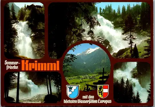 37393 - Salzburg - Krimml , Wasserfälle , Mehrbildkarte - nicht gelaufen