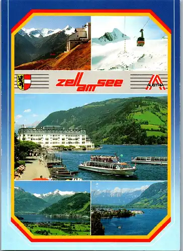 37407 - Salzburg - Zell am See , Mehrbildkarte , Ausflugsboote , Boot - nicht gelaufen