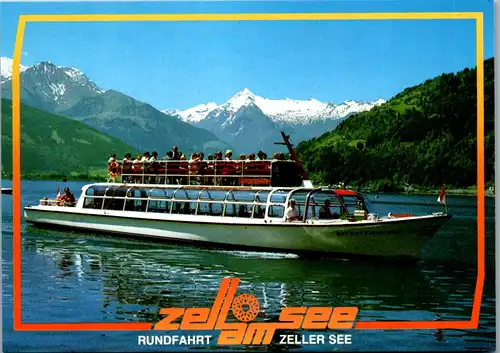 37409 - Salzburg - Zell am See , Zeller See , Rundfahrt , Boot , Kitzsteinhorn - nicht gelaufen