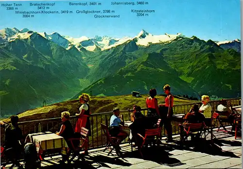 37410 - Salzburg - Zell am See , Schmittenhöhe , Blick gegen die Hohen Tauern - nicht gelaufen