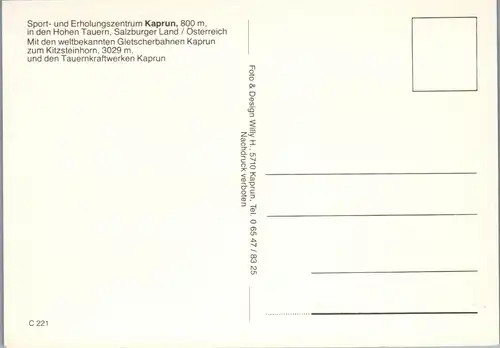 37423 - Salzburg - Kaprun , Mehrbildkarte - nicht gelaufen