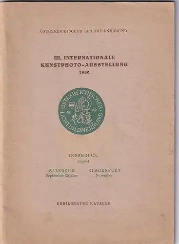 37464 - Buch - III. Internationale Kunstphoto Ausstellung 1950