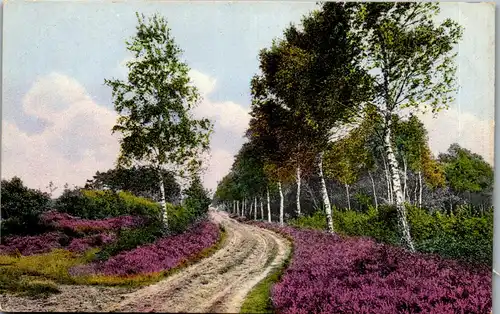 37502 - Künstlerkarte - Landschaft - nicht gelaufen