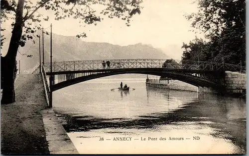 37524 - Frankreich - Annecy , Le Pont des Amours - nicht gelaufen