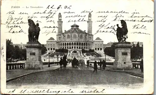 37529 - Frankreich - Paris , Le Trocadero - gelaufen 1905