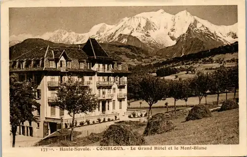 37530 - Frankreich - Combloux , Haute Savoie , Le Grand Hotel et le Mont Blanc - nicht gelaufen