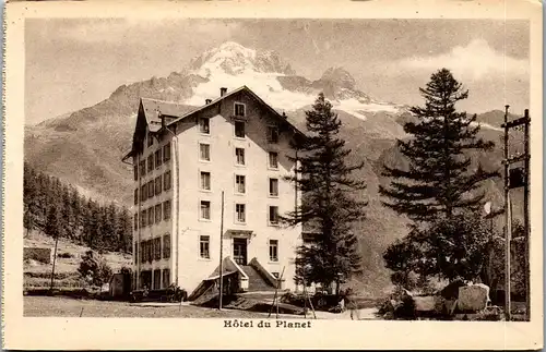 37532 - Frankreich - Chamonix , Grand Hotel du Planet , Mont Blanc - nicht gelaufen