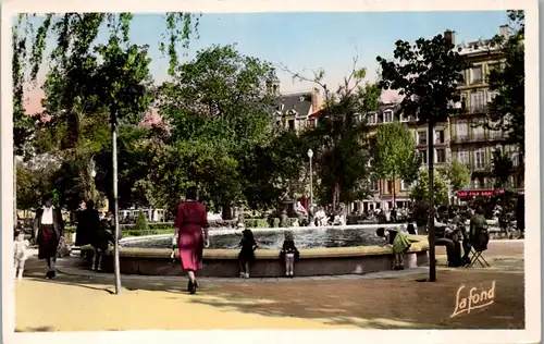 37546 - Frankreich - St. Saint Etienne , Loire , Place Jean Jaures , Le Bassin - nicht gelaufen