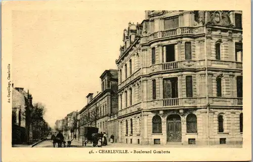 37552 - Frankreich - Charleville , Boulevard Gambetta - nicht gelaufen