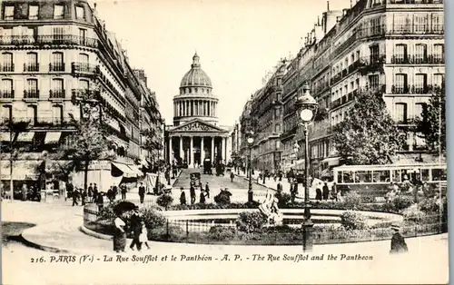 37557 - Frankreich - Paris , Le Rue Soufflot et le Pantheon - nicht gelaufen