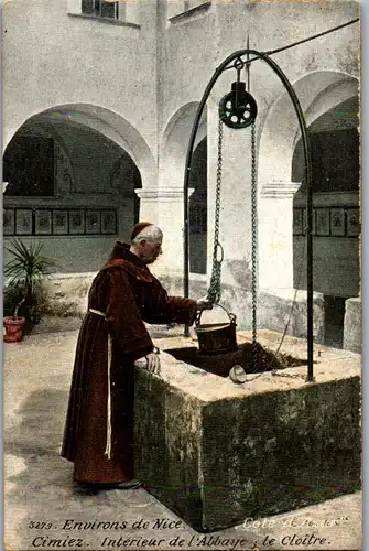 37569 - Frankreich - Nice , Cimiez , Interieur de l'Abbaye , le Cloitre - nicht gelaufen