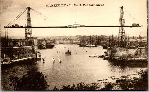 37575 - Frankreich - Marseille , Le Pont Transbordeur - nicht gelaufen
