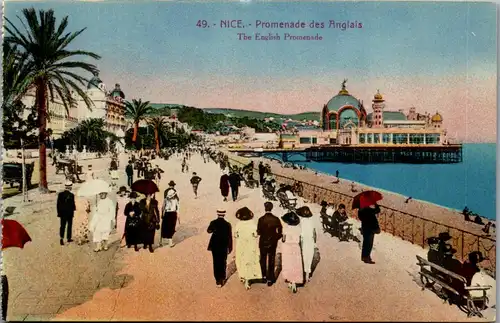 37597 - Frankreich - Nice , Promenade des Anglais - nicht gelaufen