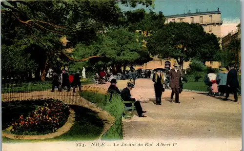 37598 - Frankreich - Nice , Le Jardin du Roi Albert I - nicht gelaufen