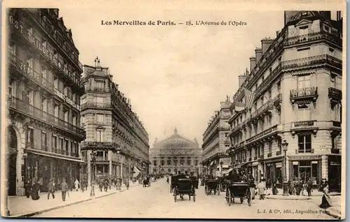 37607 - Frankreich - Paris , L'Avenue de l'Opera - nicht gelaufen