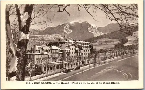 37611 - Frankreich - Combloux , Le Grand Hotel et le Mont Blanc - nicht gelaufen