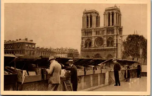 37615 - Frankreich - Paris , Les Bouquinistes du Quai St. Michel - nicht gelaufen