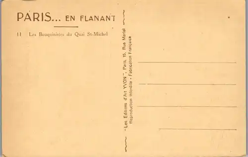 37615 - Frankreich - Paris , Les Bouquinistes du Quai St. Michel - nicht gelaufen