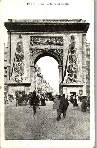 37620 - Frankreich - Paris , La Porte Saint Denis - nicht gelaufen