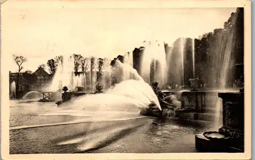 37628 - Frankreich - Versailles , Parc , Le Bassin de Neptune - gelaufen 1910