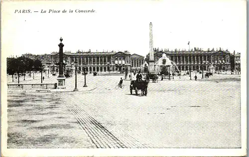 37643 - Frankreich - Paris , La Place de la Concorde - nicht gelaufen