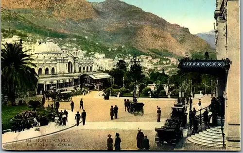 37648 - Monaco - Monte Carlo , La Place du Casino - nicht gelaufen