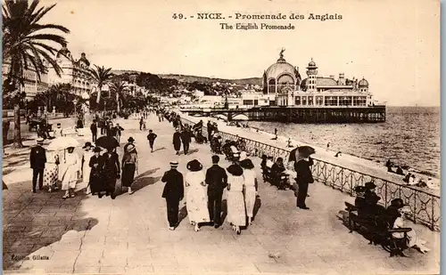 37654 - Frankreich - Nice , Promenade des Anglais - nicht gelaufen