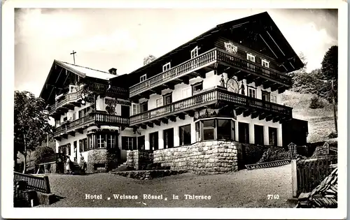37687 - Tirol - Thiersee , Hotel Weisses Rössel , Rössl - nicht gelaufen