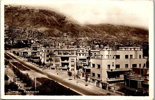 37695 - Syrien - Damas , Damascus , Damaskus , Panorama - gelaufen 1955