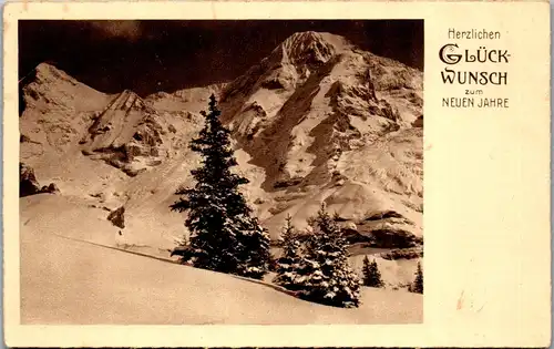 37712 - Neujahr - Landschaft - gelaufen 1934