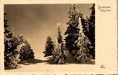 37713 - Neujahr - Landschaft - gelaufen 1933