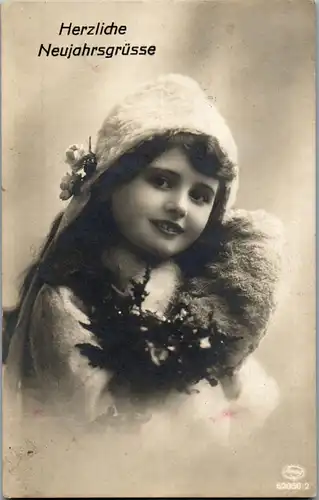 37720 - Neujahr - Herzliche Neujahrsgrüße , Kind - gelaufen 1925