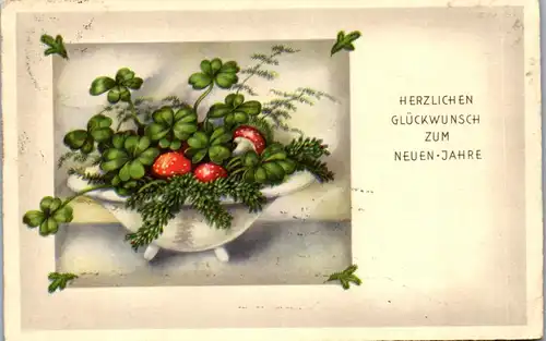 37722 - Neujahr - Herzlichen Glückwunsch zum neuen Jahre - gelaufen 1939