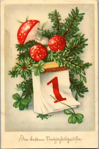 37723 - Neujahr - Motiv - gelaufen