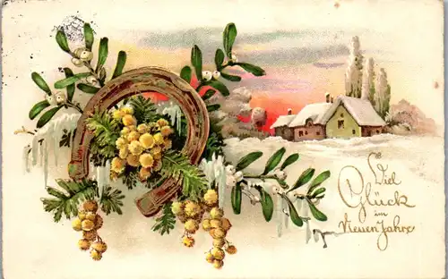 37737 - Neujahr - Viel Glück im neuen Jahr - gelaufen 1935