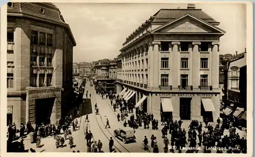 37751 - Schweiz - Lausanne , Le Grand Pont - nicht gelaufen