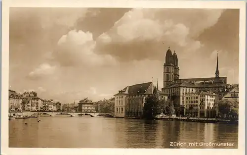 37753 - Schweiz - Zürich mit Großmünster - nicht gelaufen
