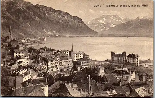 37754 - Schweiz - Montreux et les Dents du Midi - nicht gelaufen