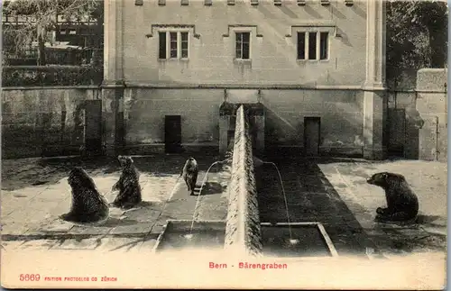 37764 - Schweiz - Bern , Bärengraben - nicht gelaufen