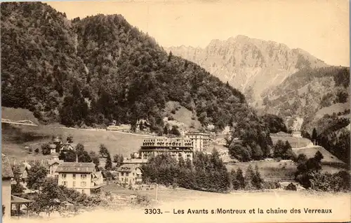 37776 - Schweiz - Les Avants Montreux et la chaine des Verreaux - nicht gelaufen