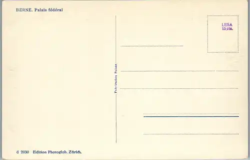 37780 - Schweiz - Bern , Parlamentsgebäude , Palais federal - nicht gelaufen