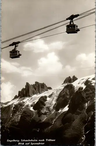 37792 - Schweiz - Engelberg , Schwebebahn nach Trübsee , Blick auf Spannörter - nicht gelaufen 1938