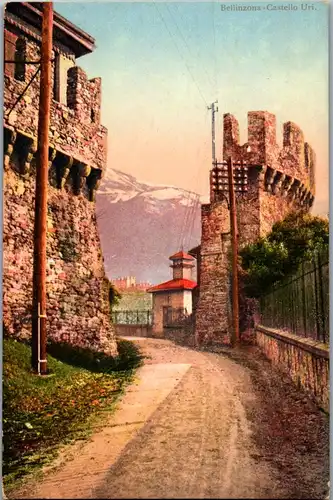 37812 - Schweiz - Bellinzona , Castello - nicht gelaufen