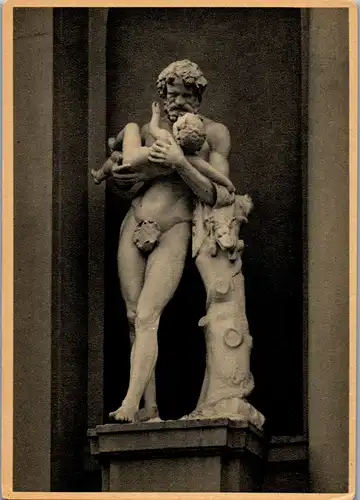 37869 - Niederlande - Amsterdam , Statue , Keizersgracht 672 - nicht gelaufen