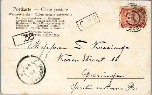 37888 - Künstlerkarte - Motiv - gelaufen 1904