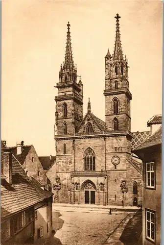 37900 - Schweiz - Basel , Basler Münster - nicht gelaufen