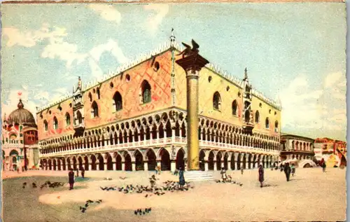 37925 - Künstlerkarte - Venezia , Palazzo Ducale - nicht gelaufen
