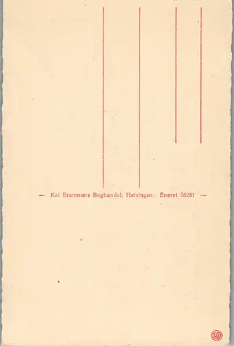 37931 - Künstlerkarte - Dänemark , Helsingor , Gamle Huse i Strandgade - nicht gelaufen