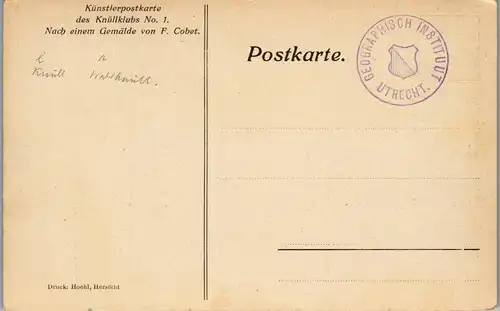 37967 - Künstlerkarte - Der Knüll , F. Cobet . Knüllklub No. 1 - nicht gelaufen